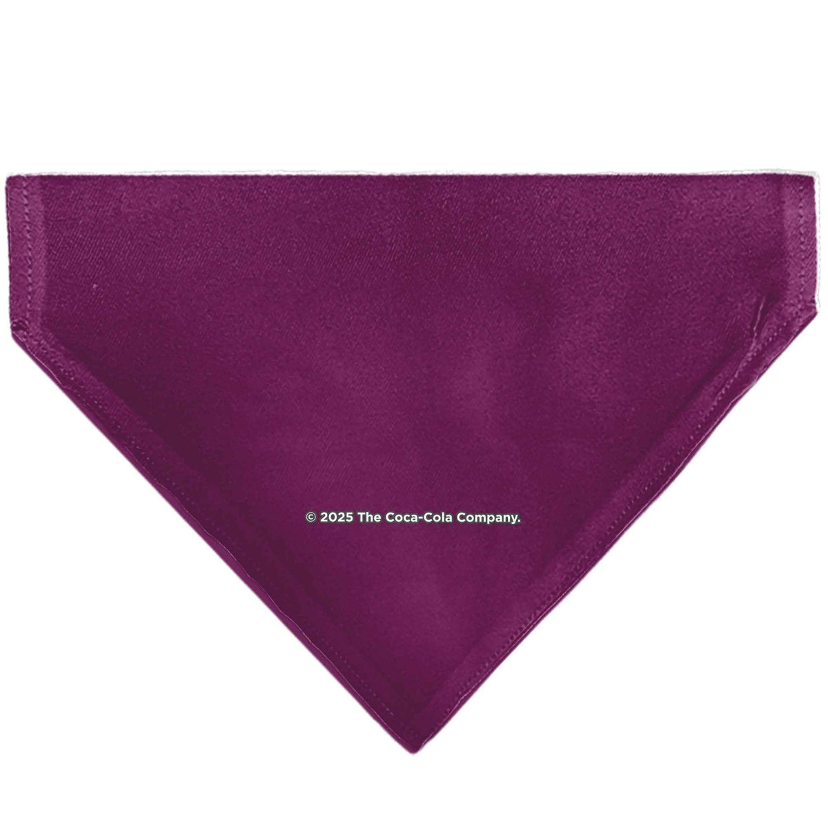 Pet Bandana - CHERRY COKE Wave Logo Burgundy/White