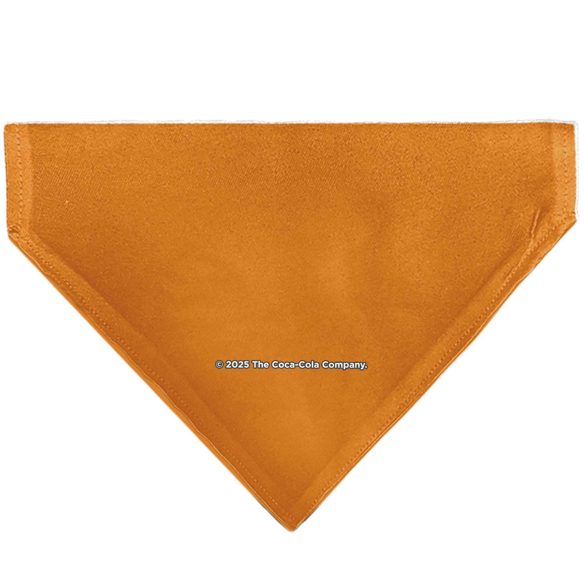 Buckle-Down Fanta Orange Round Logo Orange/White/Blue Over-the-Collar Dog Bandana