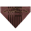 Pet Bandana - RAM CHARGER Americana Browns/Black