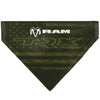 Pet Bandana - RAM TRX Americana Stars and Stripes Weathered Black/Brown/White