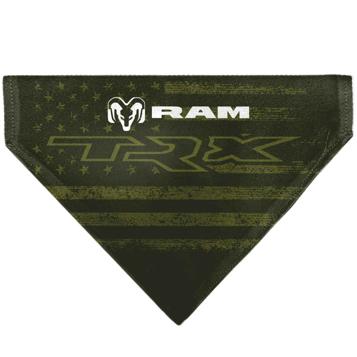 Pet Bandana - RAM TRX Americana Stars and Stripes Weathered Black/Brown/White