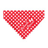 Buckle-Down Disney Minnie Mouse Autograph Script Polka Dot Pet Bandana