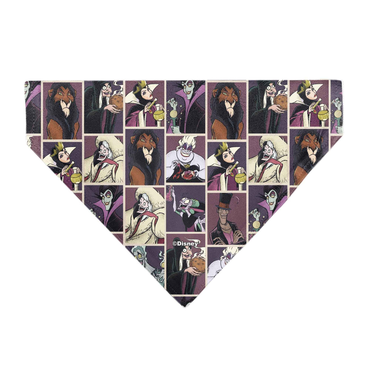 Pet Bandana - Disney Villains Pose Blocks