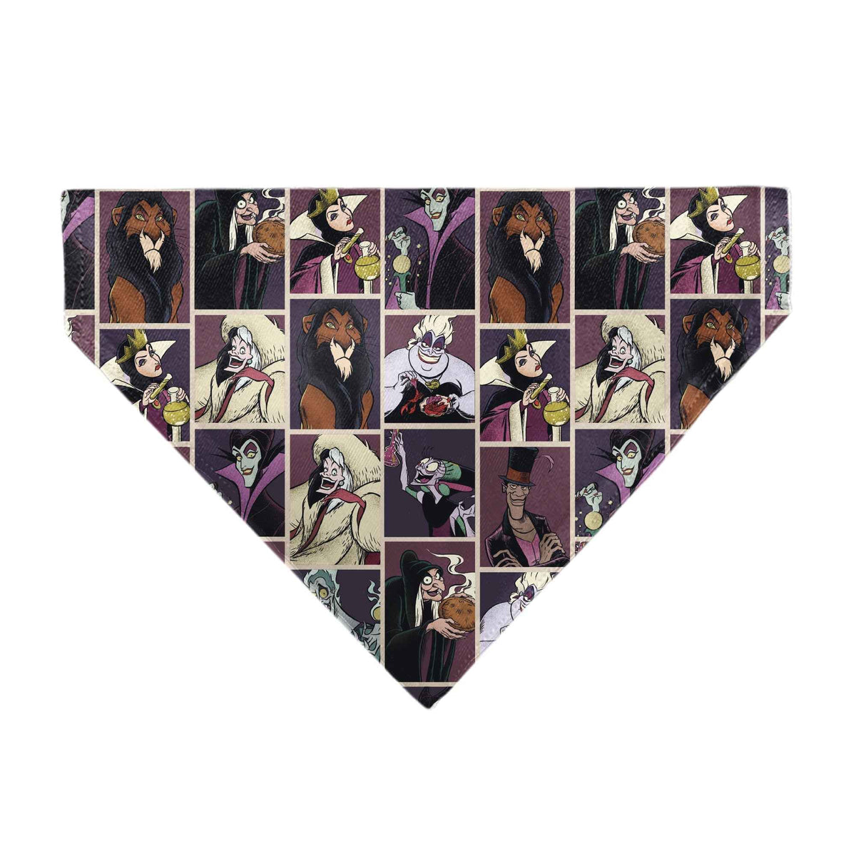 Pet Bandana - Disney Villains Pose Blocks