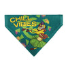 Pet Bandana - The Lion King Timon CHILL VIBES Hula Pose Blue/Multi Color