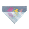 Pet Bandana - Lion King No Worries Silhouette Reflection Pose Blues/Pinks/Yellow