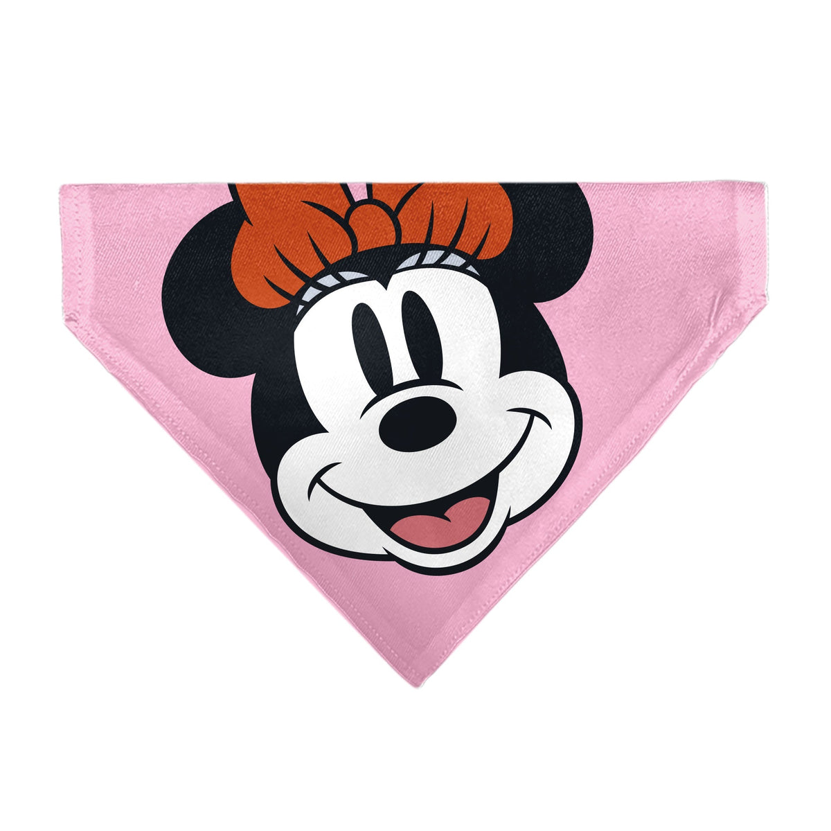 Pet Bandana - Minnie Mouse Smiling Face Close-Up Pink 