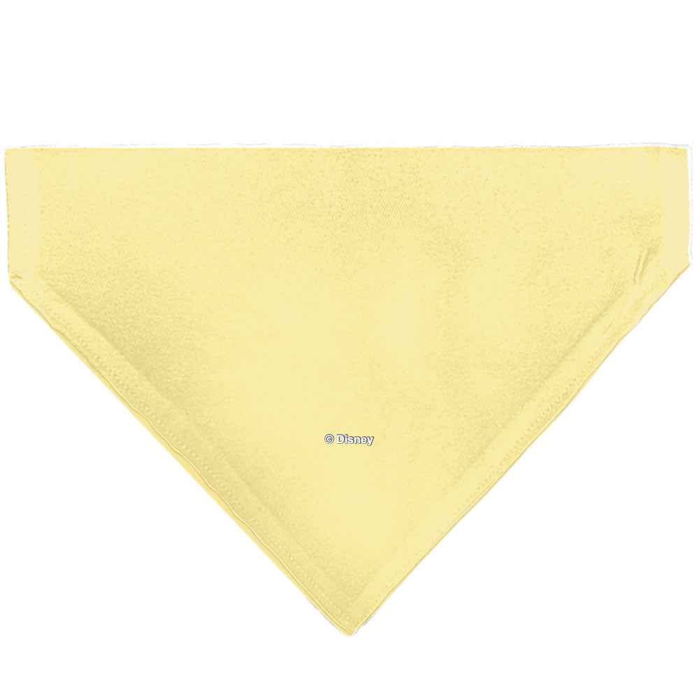Buckle-Down Snow White Smiling Face Pose Yellow Over-the-Collar Dog Bandana