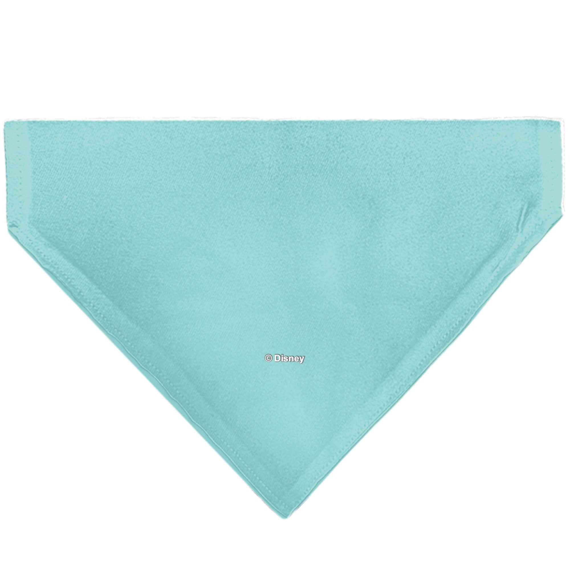 Buckle-Down Snow White Sweet Natured Pose Blue Over-the-Collar Dog Bandana