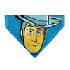 Pet Bandana - Toy Story Woody Pop Art Face Close-Up Blues