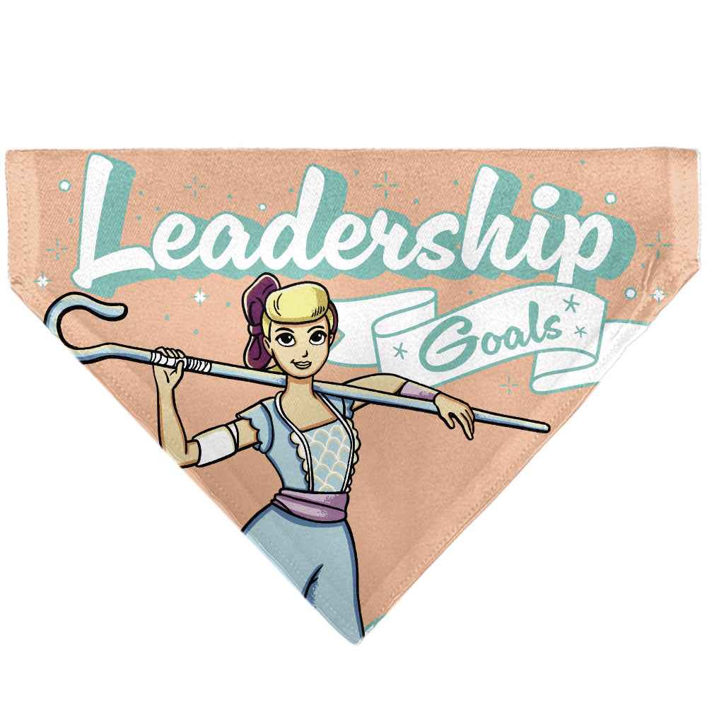 Buckle-Down Toy Story Bo Peep Leadership Goals Staff Pose Pink/Blue/White Over-the-Collar Dog Bandana