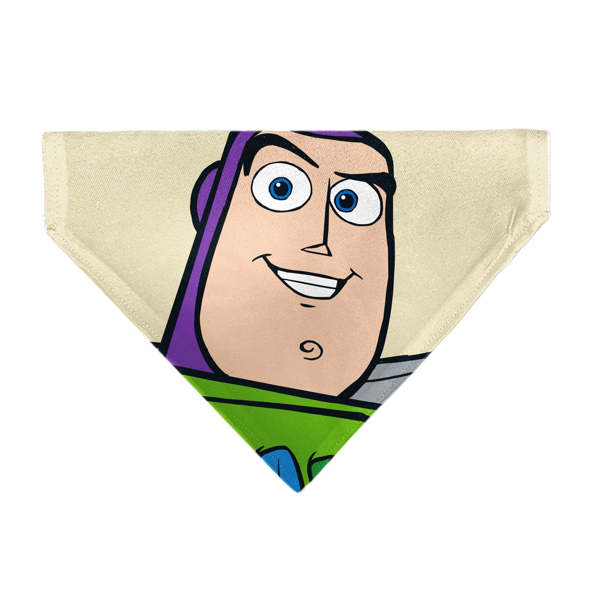 Pet Bandana - Toy Story Buzz Lightyear Face Close-Up Beige 