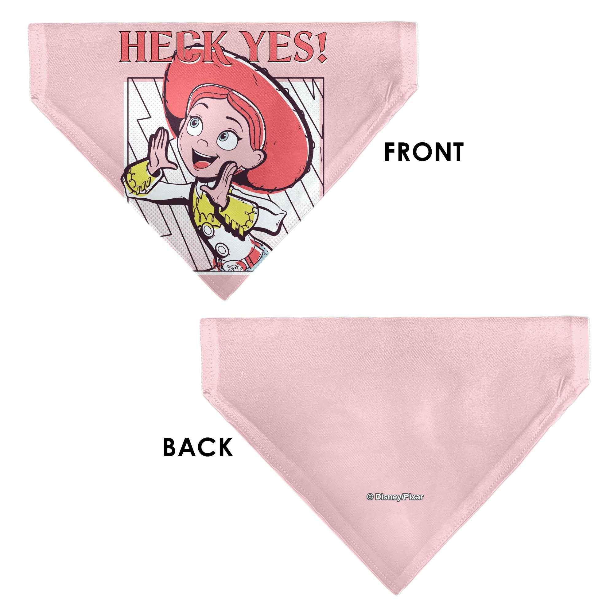 Buckle-Down Toy Story Jessie Heck Yes! Pose Pinks Over-the-Collar Dog Bandana