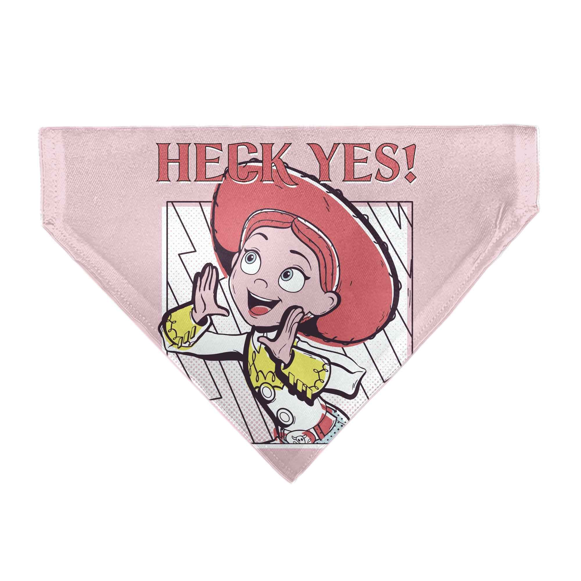 Buckle-Down Toy Story Jessie Heck Yes! Pose Pinks Over-the-Collar Dog Bandana