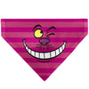 Pet Bandana - Alice in Wonderland Cheshire Cat Winking Smile Pinks