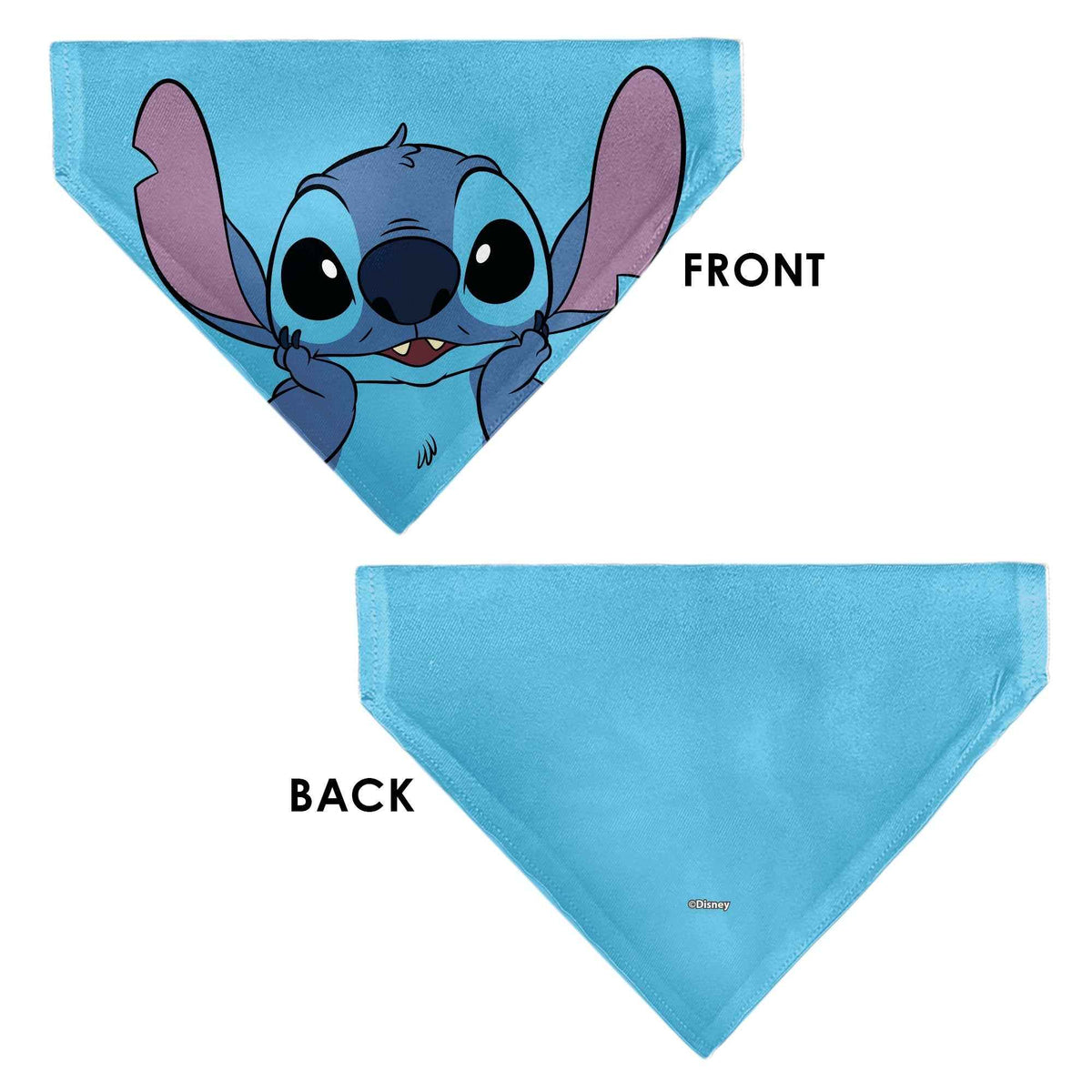 Pet Bandana - Stitch Grinning Pose Blue