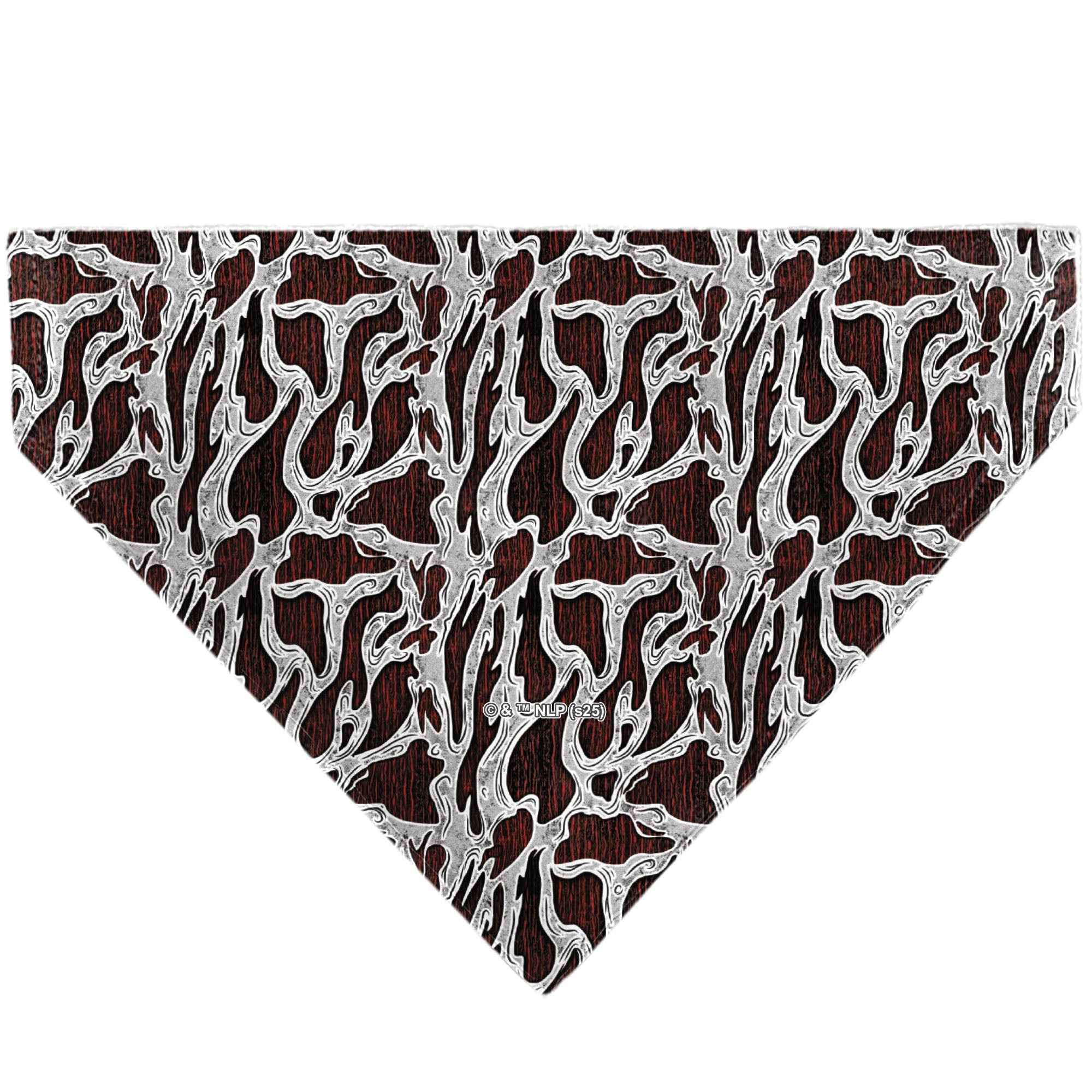 Buckle-Down A Nightmare on Elm Street Freddy Melted Black/White/Red Over-the-Collar Dog Bandana
