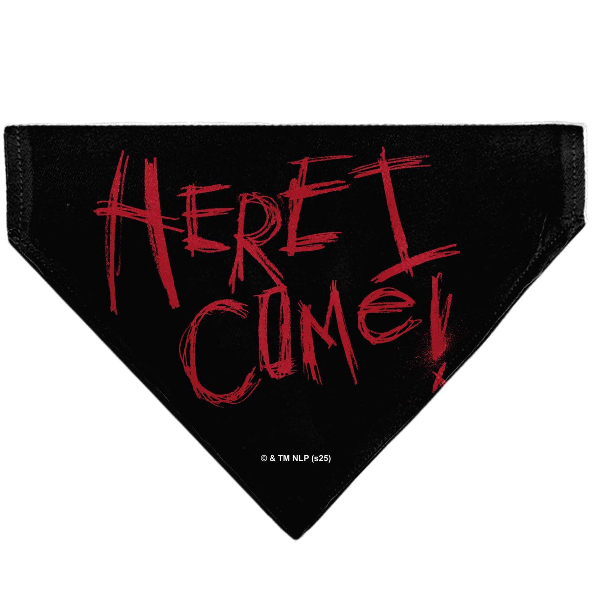 Pet Bandana - A Nightmare on Elm Street Freddy READY OR NOT HERE I COME Pose Black/Red