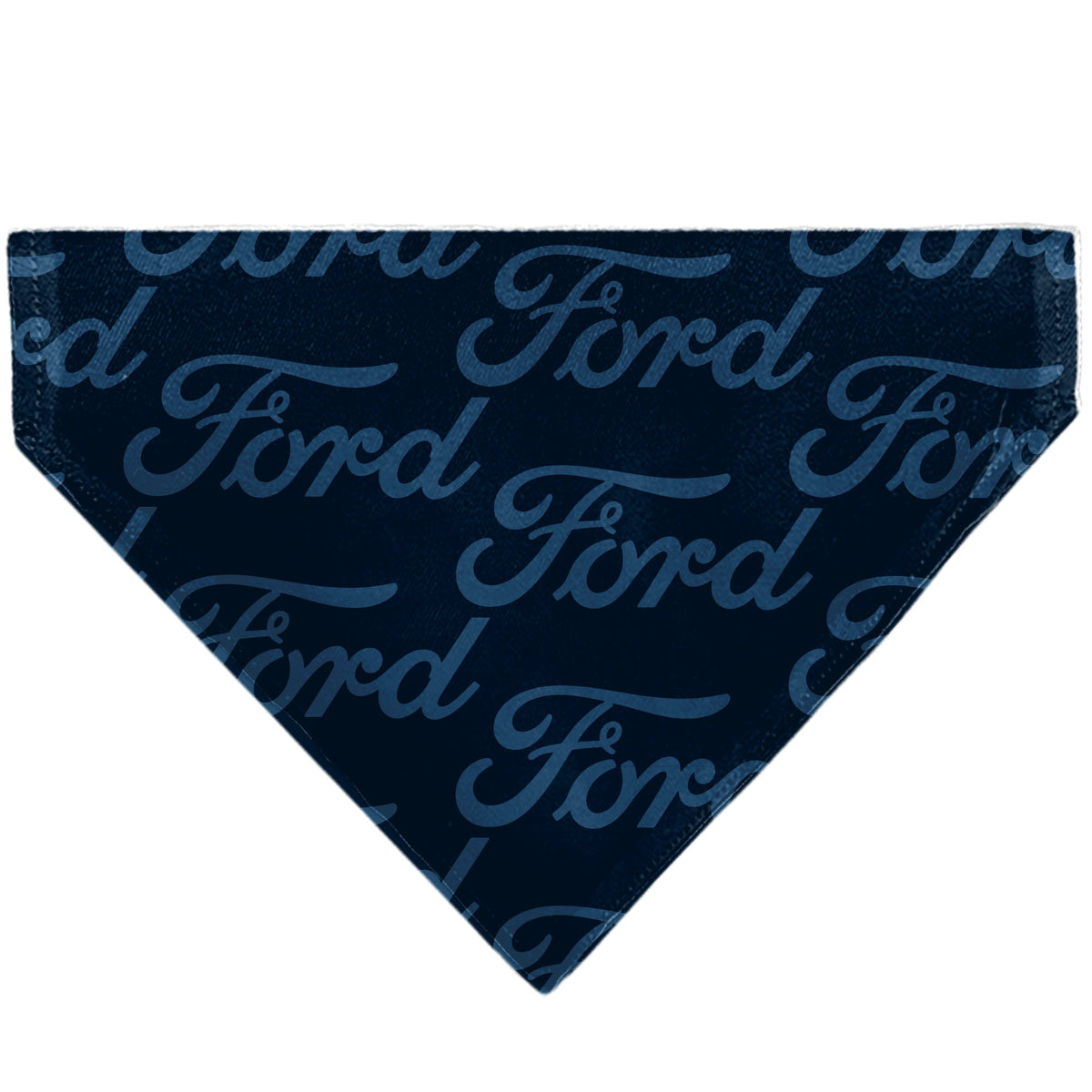 Pet Bandana - FORD Script Stacked Blues/Red | HT Animal Supply