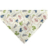 Pet Bandana - Harry Potter School Tarot Cards Stacked Beige/Multi Color