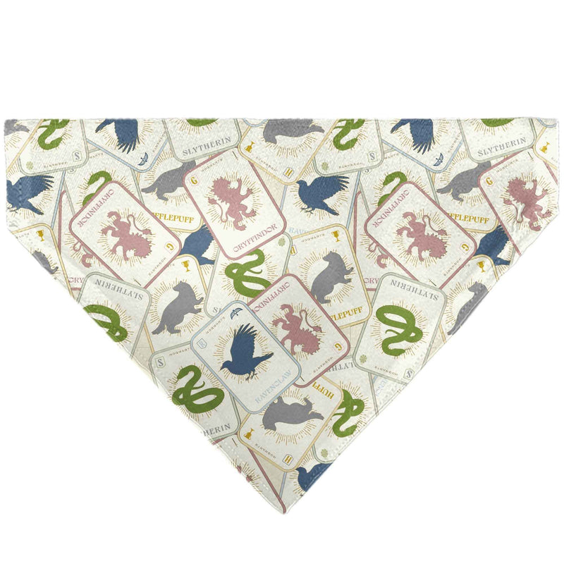 Pet Bandana - Harry Potter School Tarot Cards Stacked Beige/Multi Color