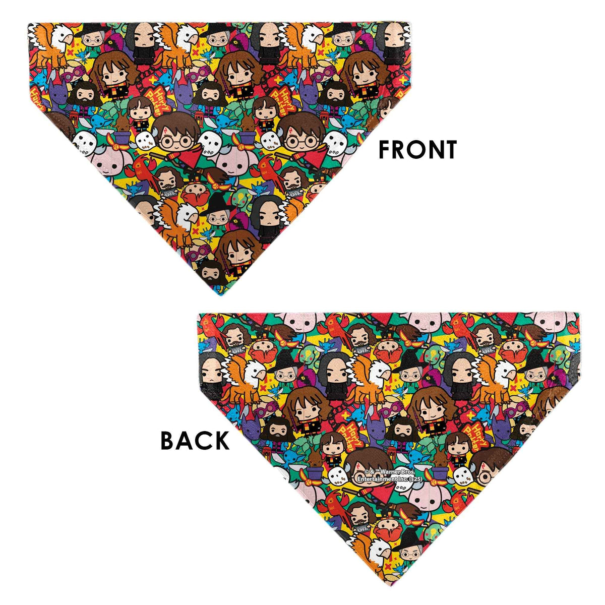Pet Bandana - Harry Potter Chibi Charm Characters Stacked