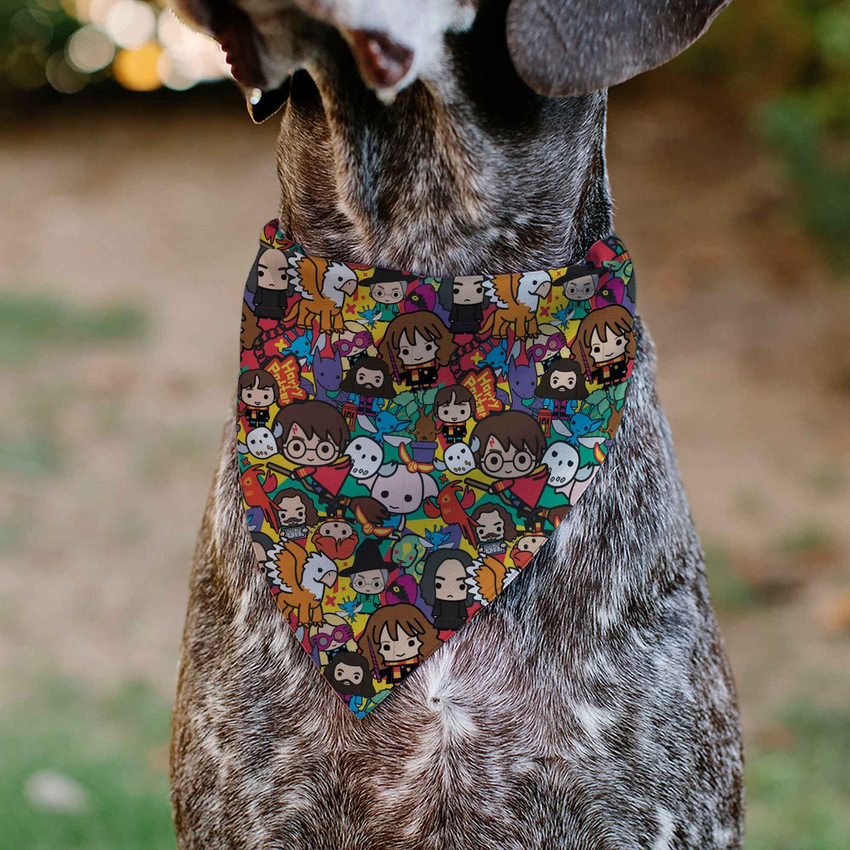 Pet Bandana - Harry Potter Chibi Charm Characters Stacked