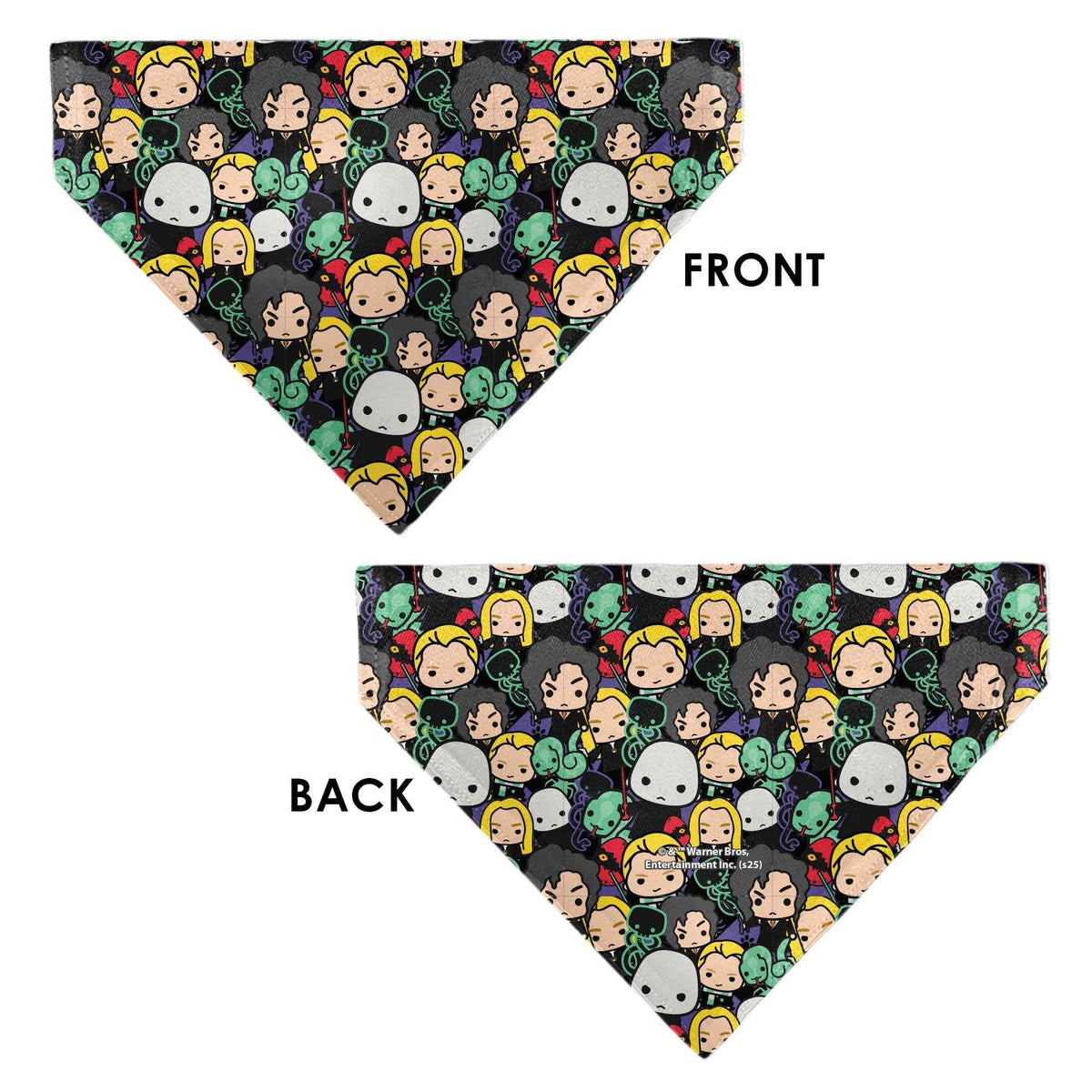 Pet Bandana - Harry Potter Chibi Charm Dark Arts Characters Stacked