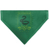 Pet Bandana - Harry Potter SLYTHERIN Traits Banner and Icons Greens/Yellow