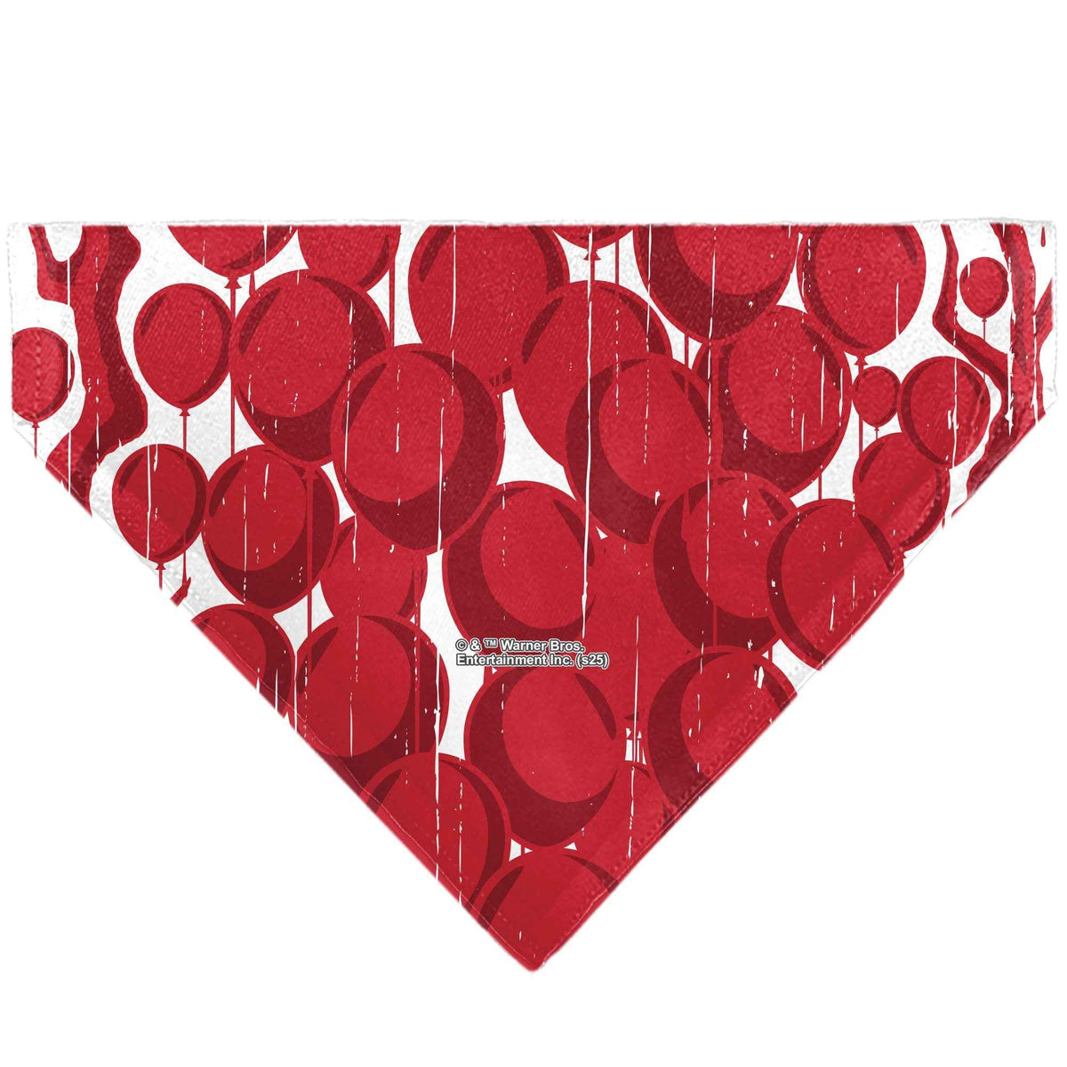 Pet Bandana - IT Pennywise Smile and Balloons White/Blues/Reds