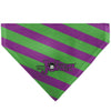 Pet Bandana - THE JOKER Title Logo and Stripe Green/Purple
