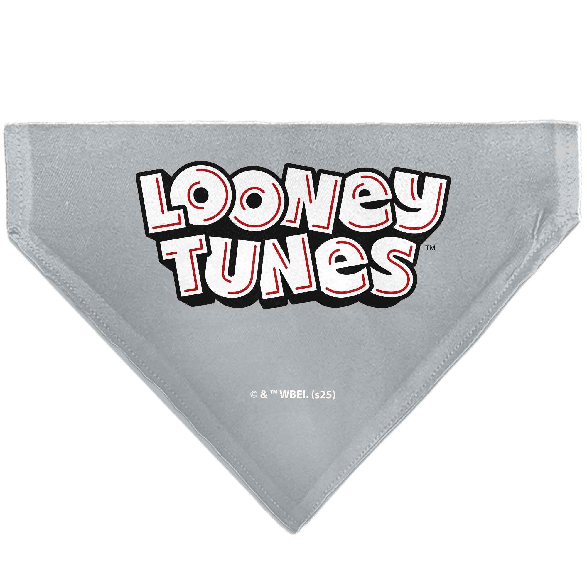 Pet Bandana - LOONEY TUNES Bugs Bunny Face Close-Up Gray