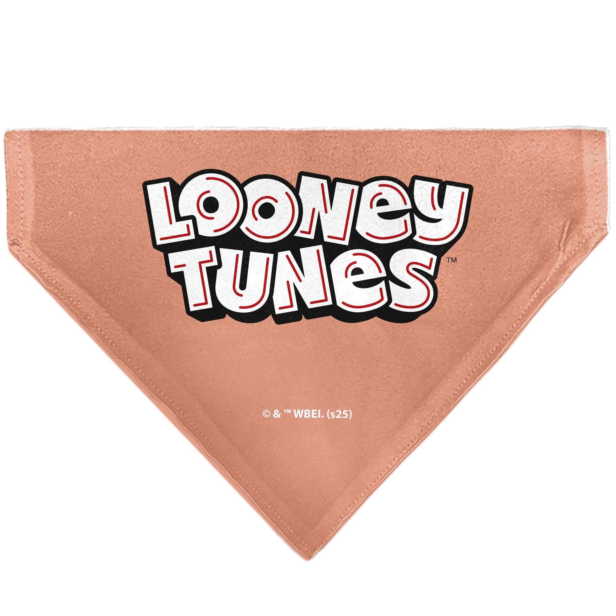 Buckle-Down Looney Tunes Six Character Running Pose Pink Over-the-Collar Dog Bandana