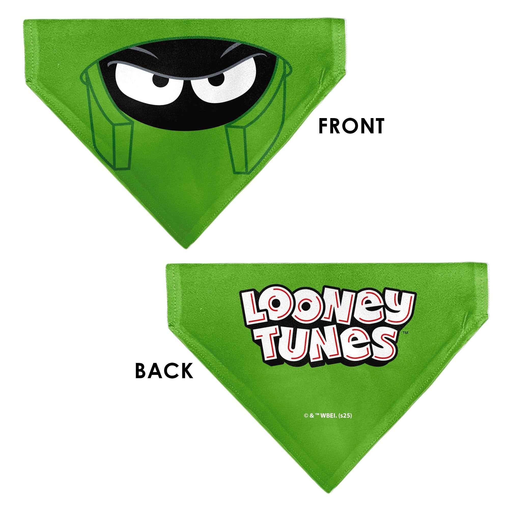 Buckle-Down Looney Tunes Marvin the Martian Face Close-Up Green Over-the-Collar Dog Bandana