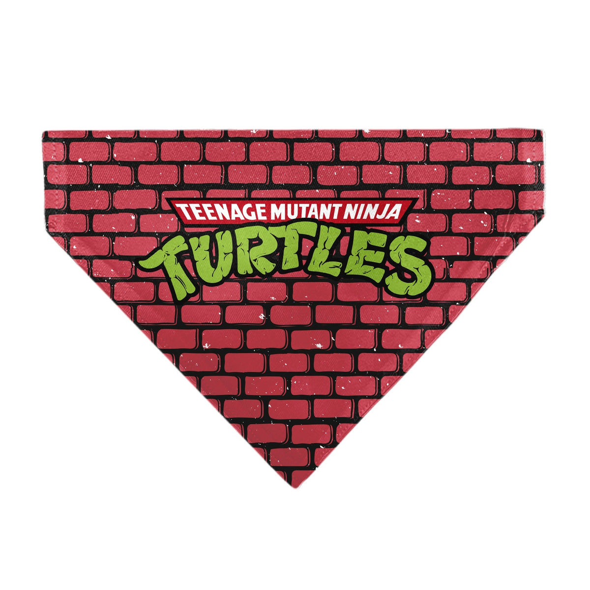 Pet Bandana - TEENAGE MUTANT NINJA TURTLES Brick Title Logo 