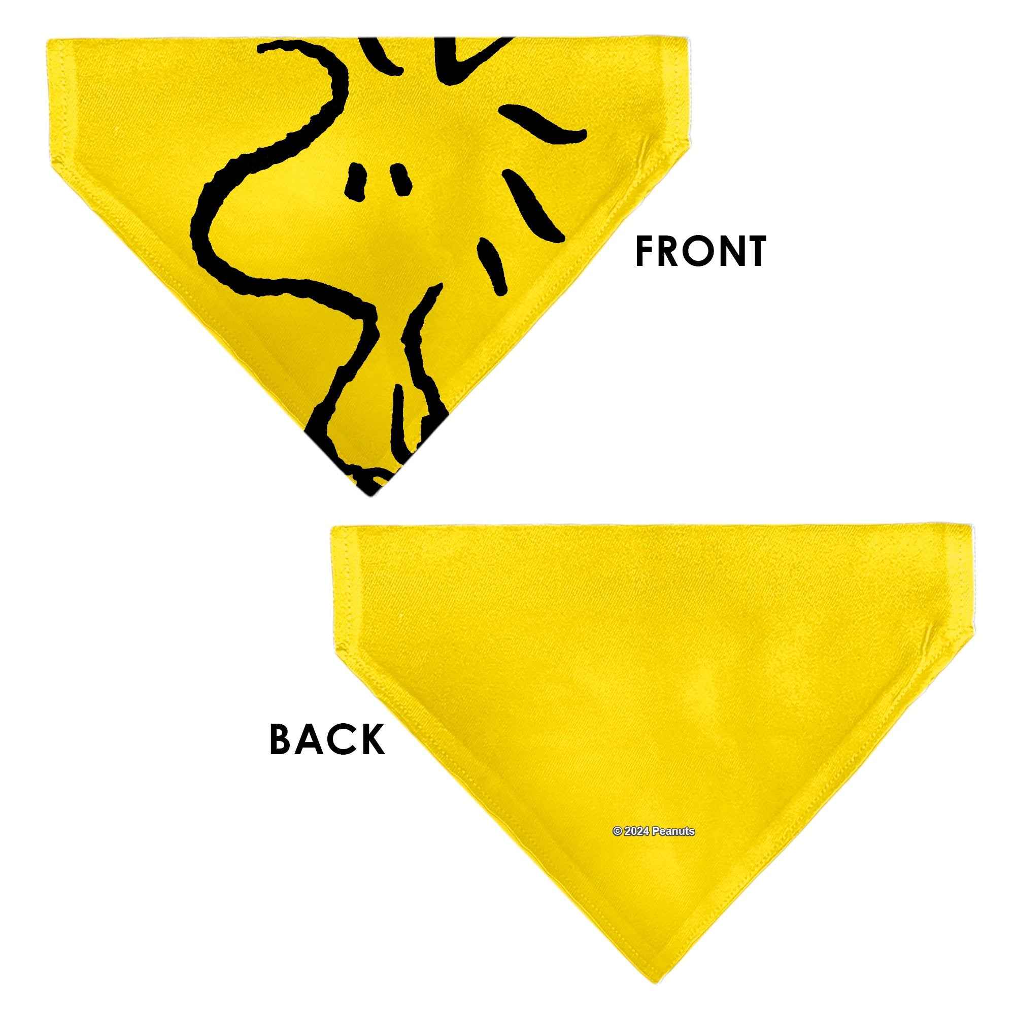 Buckle-Down Woodstock Pose Pet Bandana – Peanuts Fan Gear Yellow