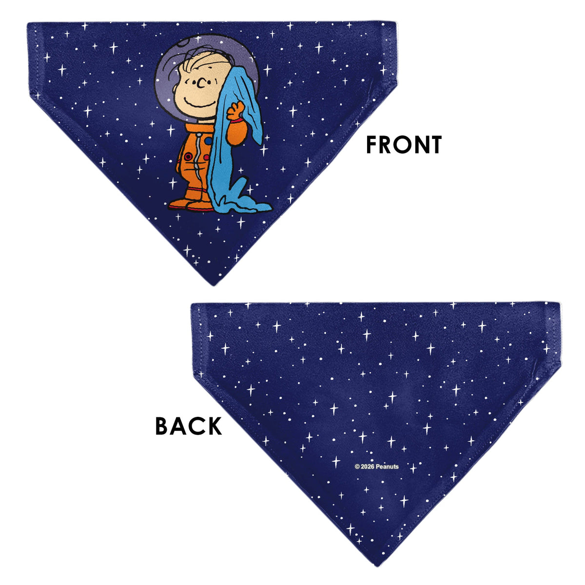 Buckle-Down Peanuts Astronaut Linus Security Blanket Space Pose Pet Bandana