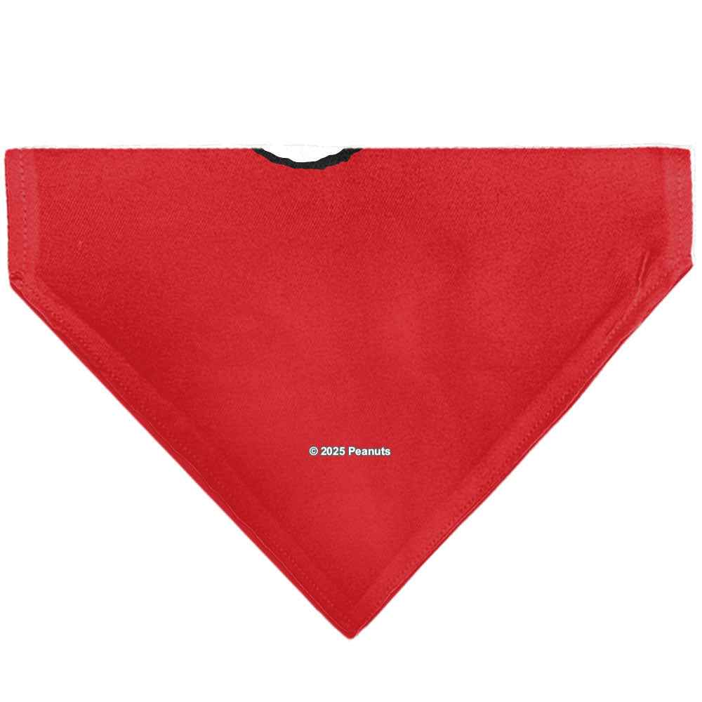 Buckle-Down Snoopy Smiling Face Pet Bandana – Peanuts Fan Gear Red