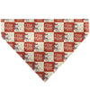 Snoopy YEE HAW America Checker Pet Bandana – Peanuts Fan Gear Ivory/Red/Blues