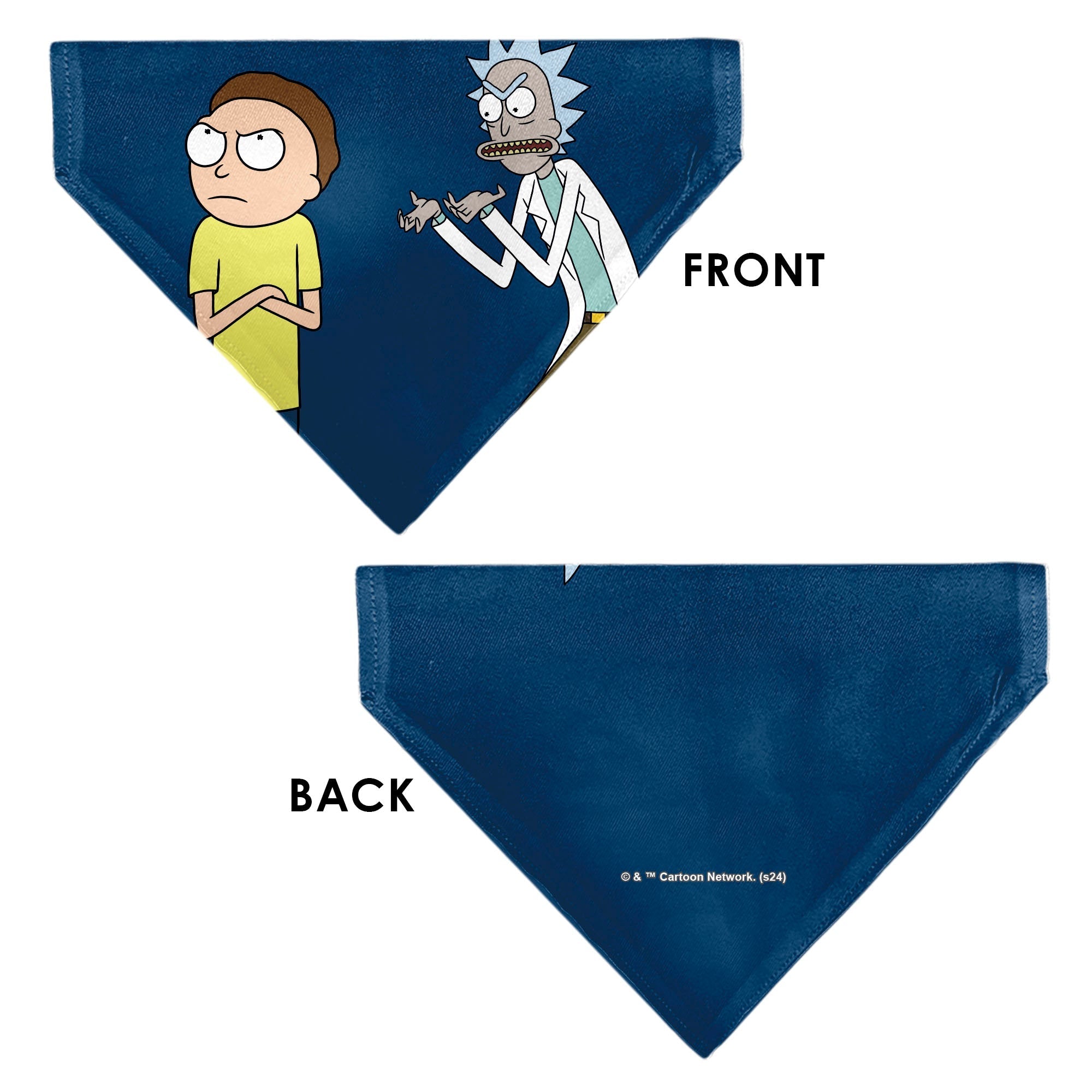 Pet Bandana - Rick and Morty Arms Crossed Pose Blue 