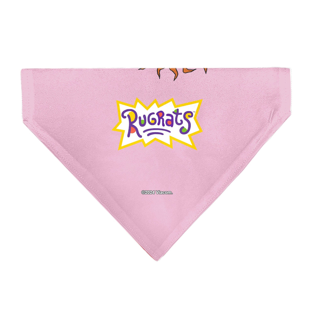 Pet Bandana - Rugrats Chuckie HUG ME Hearts Pose Pink 
