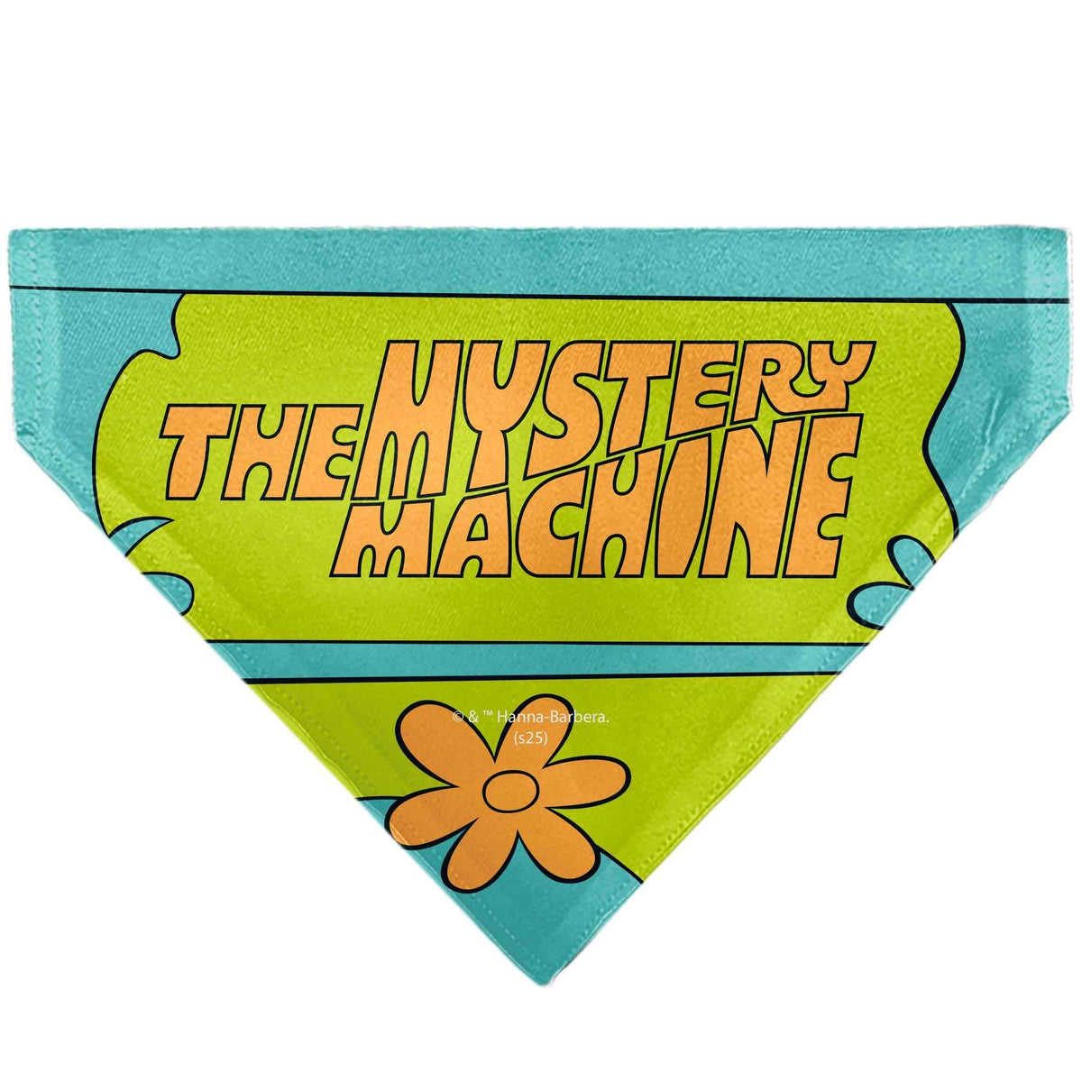 Pet Bandana - Scooby Doo THE MYSTERY MACHINE Logo Blues/Yellow/Orange