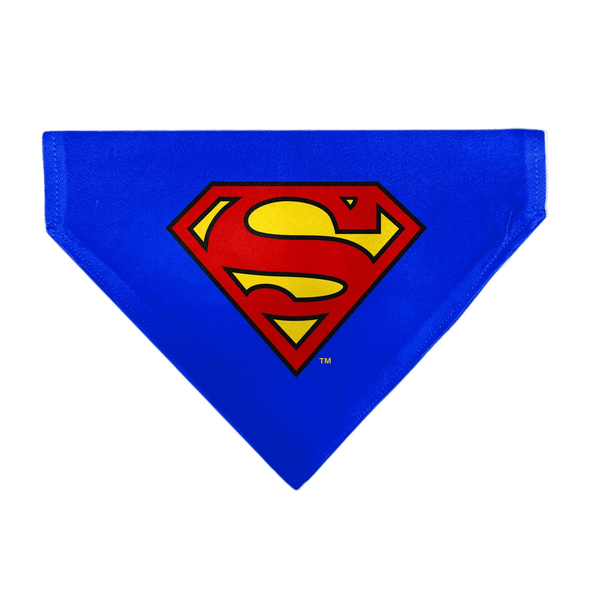 Pet Bandana - Superman Shield Logo Blue/Red/Yellow 