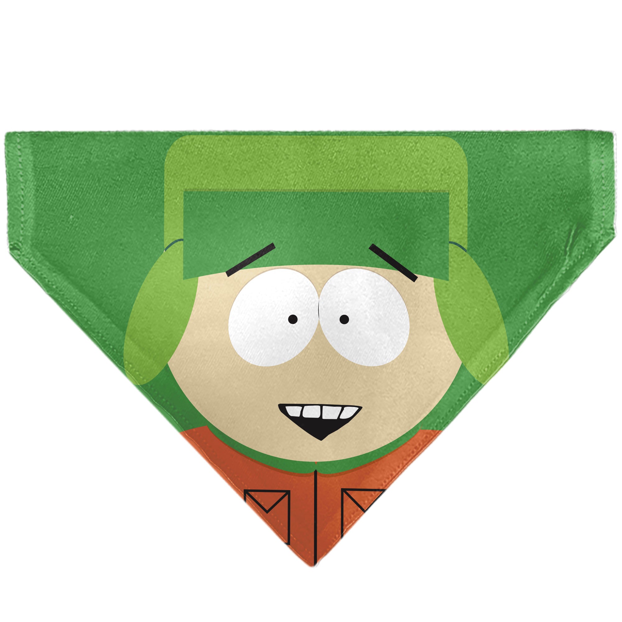 Pet Bandana - South Park Kyle Face Close-Up Greens