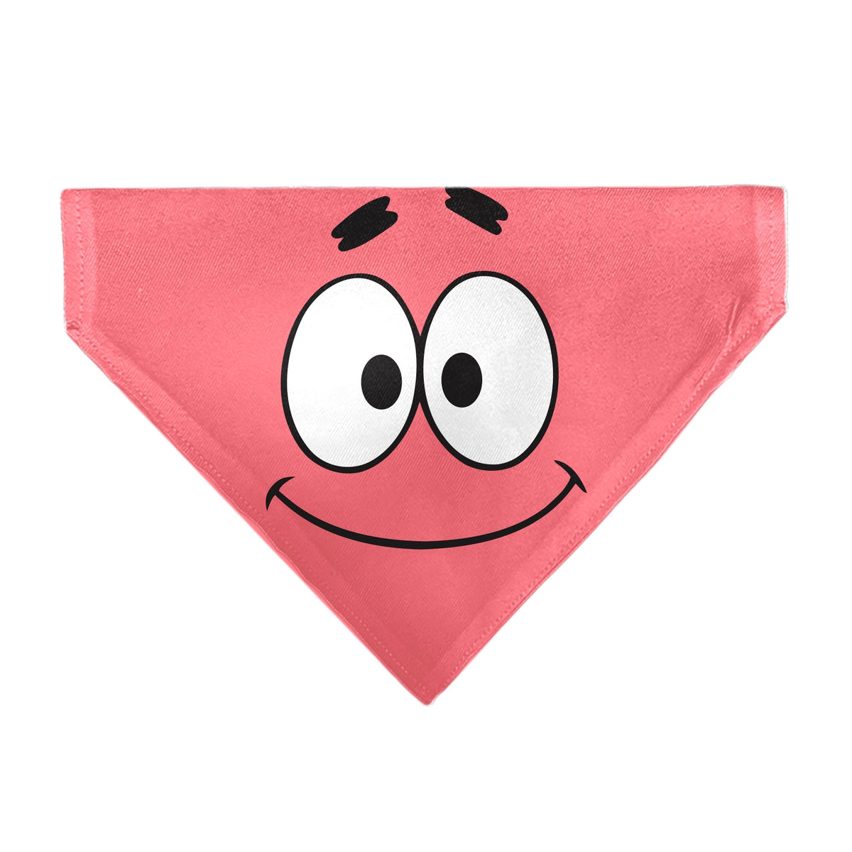 Pet Bandana - SpongeBob SquarePants Patrick Star Face Close-Up Pink 