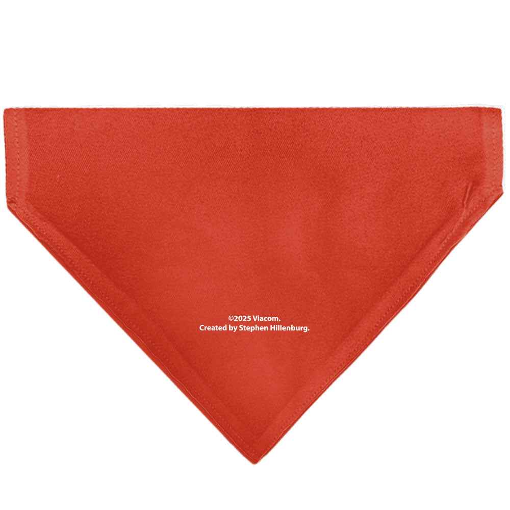 Buckle-Down SpongeBob SquarePants Mr. Krabs Character Close-Up Red Over-the-Collar Dog Bandana