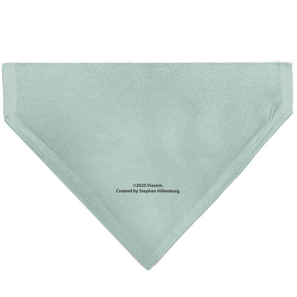 Buckle-Down SpongeBob SquarePants Squidward Character Close-Up Blue Over-the-Collar Dog Bandana
