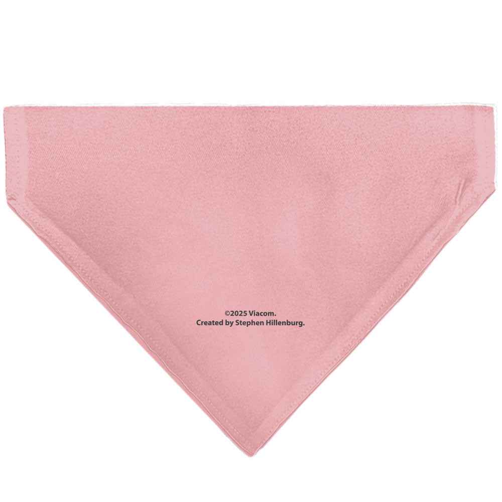 Buckle-Down SpongeBob SquarePants Patrick Star Character Close-Up Pink Over-the-Collar Dog Bandana