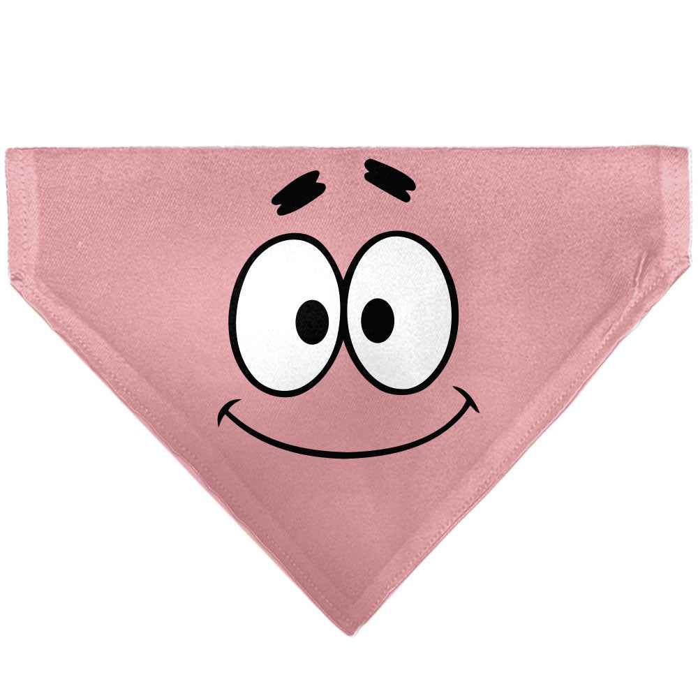 Buckle-Down SpongeBob SquarePants Patrick Star Character Close-Up Pink Over-the-Collar Dog Bandana