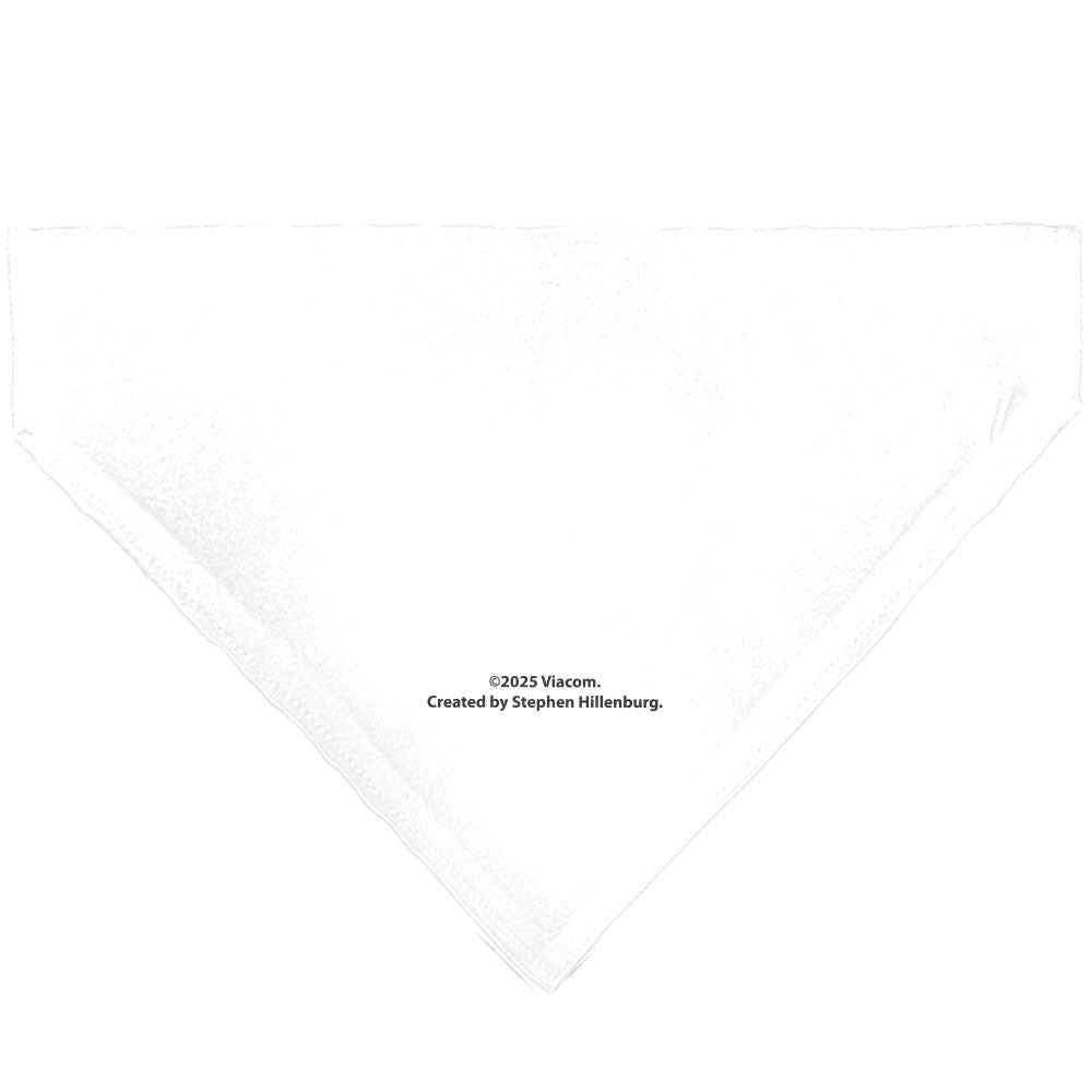 Buckle-Down SpongeBob SquarePants Tie Outfit Character Close-Up Over-the-Collar Dog Bandana